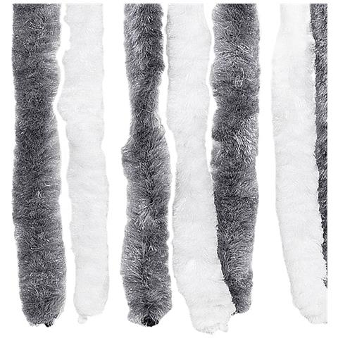 Zanzariera Grigio e Bianco 118x220 cm Ciniglia - Foto 2