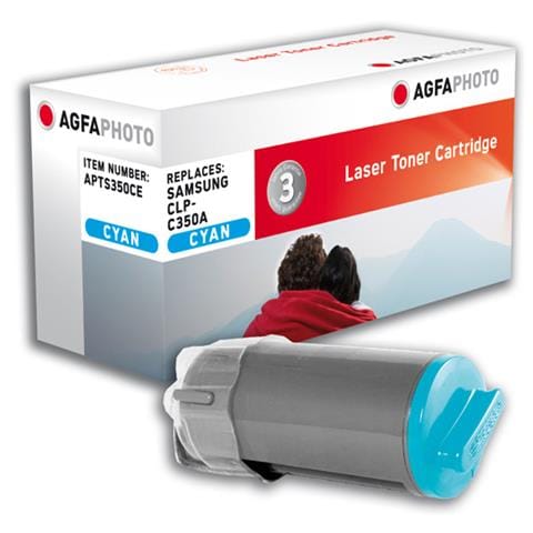 APTS350CE, Toner, Ciano, Laser, Samsung, CLP-C350A - Foto 1