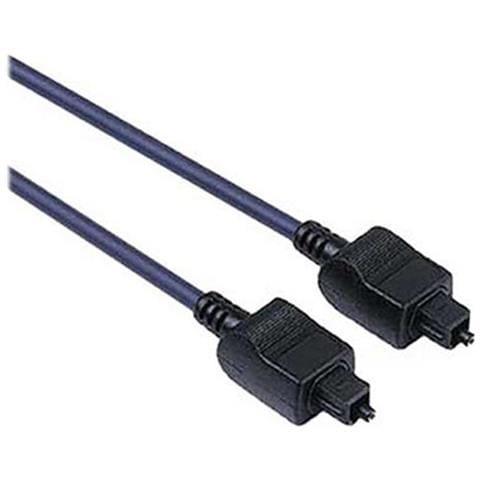 Optical Fibre Connecting Cable ODT Male Plug (Toslink), 5 m 5m TOSLINK TOSLINK Nero cavo audio - Foto 1