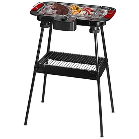 TBQ-825P Grill Da tavolo Elettrico 2000W Nero barbecue e bistecchiera - Foto 1