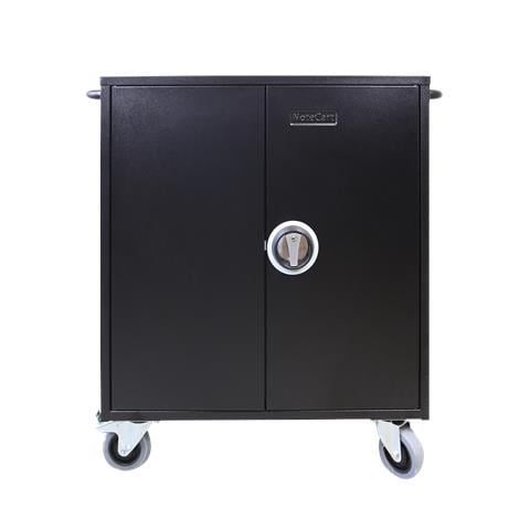 NoteCart Flex NCF-E-32-SC portable device management cart& cabinet Carrello per la gestione dei dispositivi portatili Nero, Grigio - Foto 1