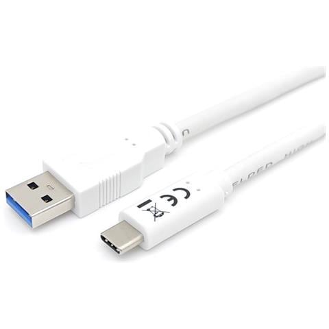 128363 cavo USB 1 m USB 3.2 Gen 1 (3.1 Gen 1) USB A USB C Bianco - Foto 8