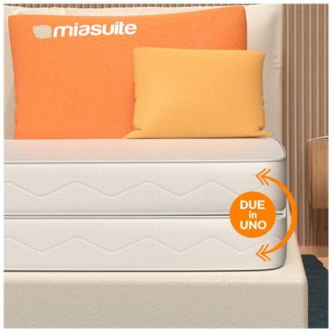 Materasso pieghevole 140x190, per Divano Letto Click Clack - con taglio centrale, versatile e compatto, Ortopedico. - Foto 5