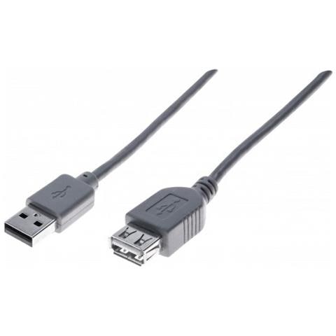 Hypertec 532414-hy Cavo Usb 3 M Usb 2.0 Usb A Grigio - Foto 1