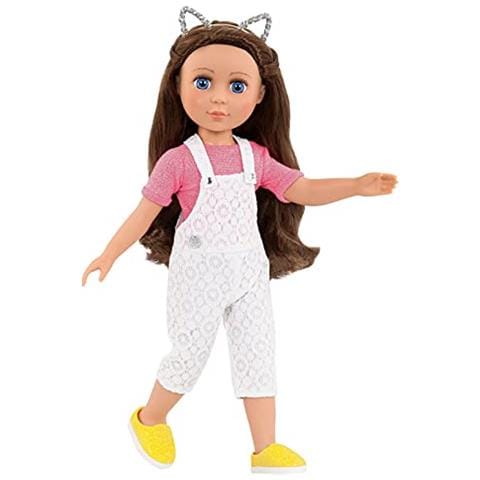 Ragazze Glitterate - Luccicano E Glam - Tuta In Pizzo E Completo Deluxe Con Orecchie Di Gatto - Vestiti Per Bambole Da 14 Pollici - Giocattoli, Vestiti E Accessori Per Ragazze Dai 3 Anni In Su, Include Top (1) - Foto 3