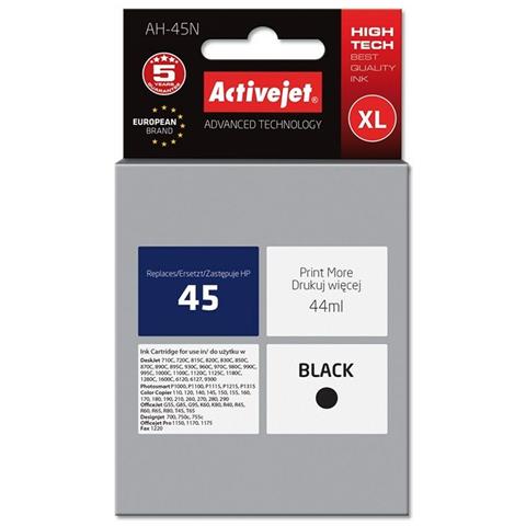 AH-45N Cartuccia D'Inchiostro 1 Pezzo Compatibile Resa Elevata (XL) Nero - Foto 1