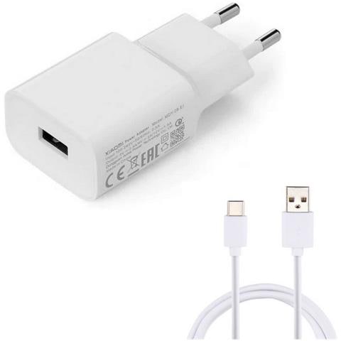 Caricabatterie Originale Da Casa Con Cavo Type C Mdy-08-ei 18w Rapido White Bulk - Foto 1