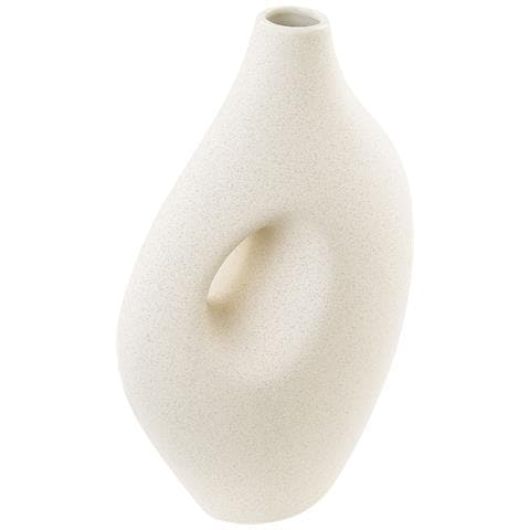 Vaso Da Fiori Komotini Ceramica 32 Cm Bianco Sporco - Foto 2
