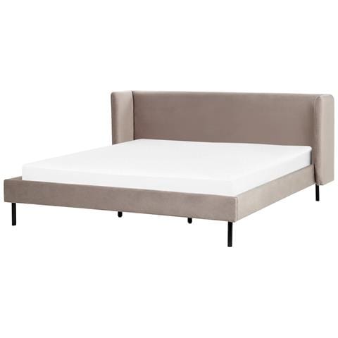 Letto Velluto Arette 180 X 200 Cm Tortora - Foto 2