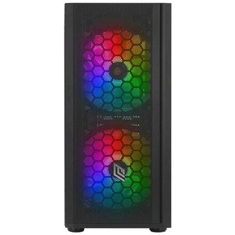 Case Atx Noua Orizon M101 Nero 0.50MM SPCC 2*USB3.0/2.0 3*Fan Argb Front Mesh & Side Glass Support E-Atx - Foto 1