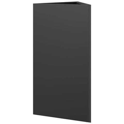 Fioriera Da Giardino Nera Triangolare 40x34,5x70 Cm In Acciaio - Foto 10