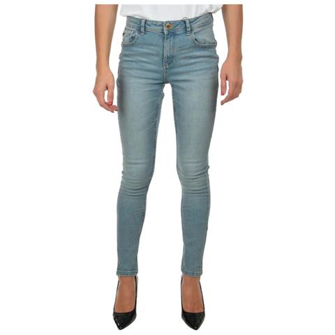 Jeans E Pantaloni In Cotone Azzurro - W29 - Foto 1