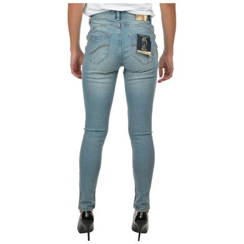 Jeans E Pantaloni In Cotone Azzurro - W29 - Foto 2
