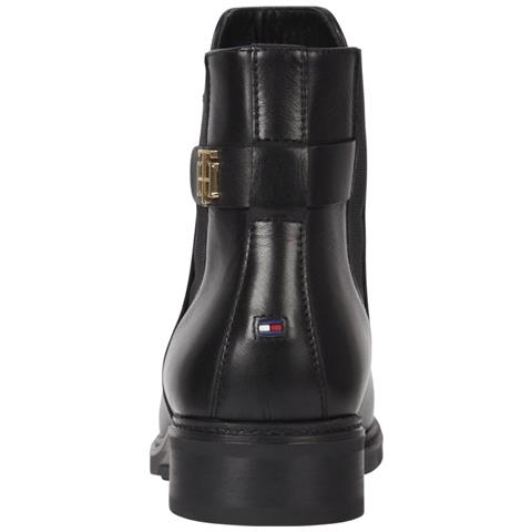 Flat Boot Stivaletti Pelle Scarpe Donna Nero Eu 41, Fw0fw06749 Bds - Foto 2