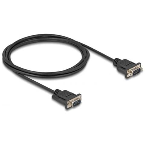 88218 Cavo Seriale Nero 2 M Rs-232 - Foto 2