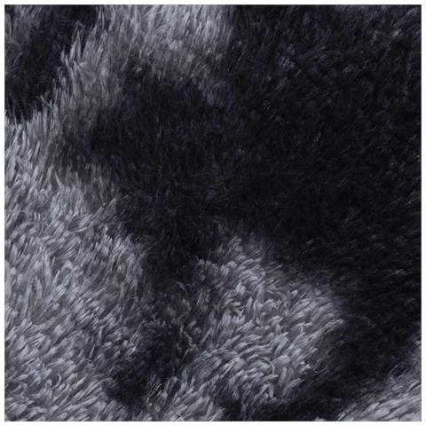 Tappeto Shaggy a Pelo Lungo NAVARRA Grigio Scuro 160x160 cm - Foto 2