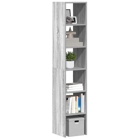 Librerie 2 Pz Impilabili Grigio Sonoma 30x30x80cm In Truciolato - Foto 1