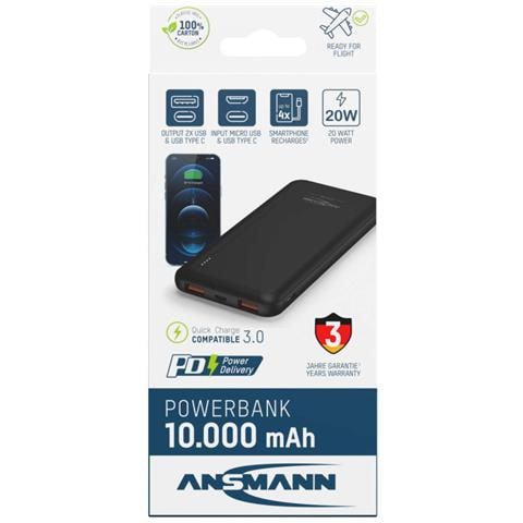 PB320PD 10000 mAh Nero - Foto 2
