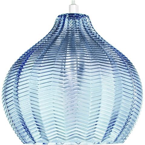 Lampadario Keila Vetro Blu - Foto 2