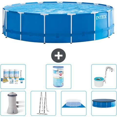 Piscina Fuori Terra - In Giro - 457x122 Cm - Blu - Include Accessori Coordinati A1810 - Foto 1
