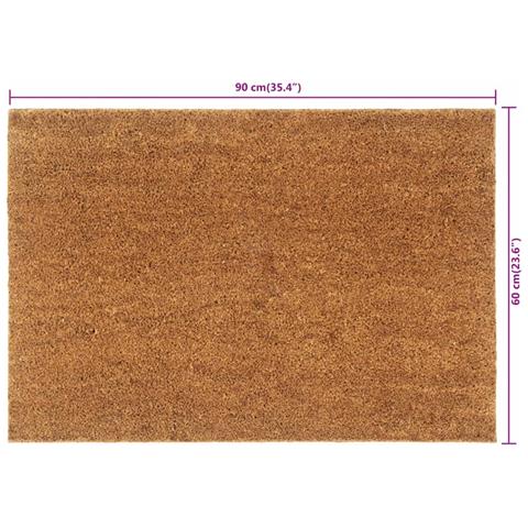 Lusso Casadino - Zerbino Naturale 60x90 Cm Fibra Di Cocco - Foto 5