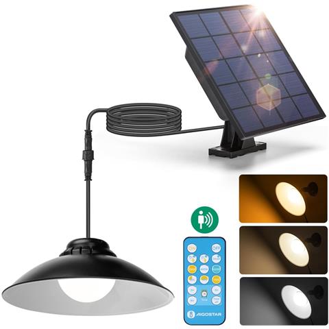 Applique Luce Solare Led Esterno Con Sensore Di Movimento 50w Ip65 Dimmerabile - Foto 1