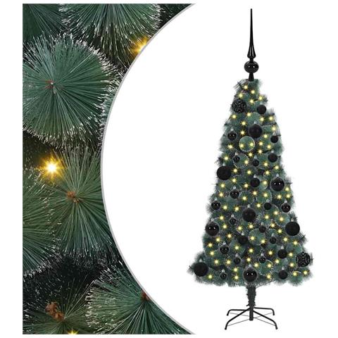Albero di Natale artificiale preilluminato con set di palline - Foto 1