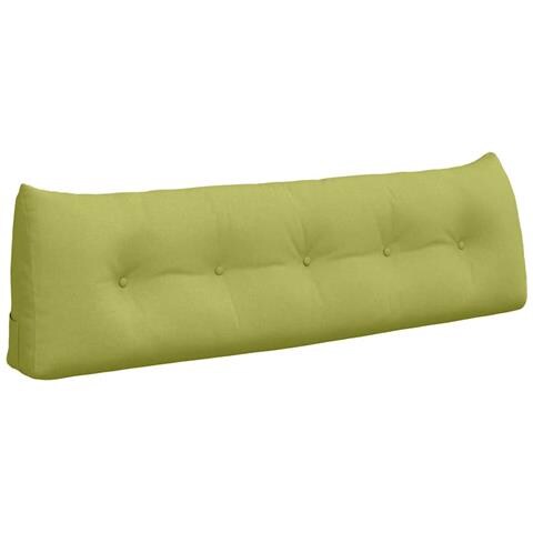 Cuscino per Schiena Verde chiaro 160 x 24 x 50 cm Tessuto - Foto 1