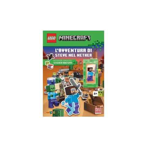 L'avventura di Steve nel Nether. Lego minecraft. Ediz. a colori. Con minifigure di Steve. Con Adesivi - Foto 1