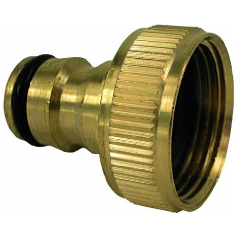 Raccordo Rubinetto 1 Pollice Attacco Rapido Ottone Raccordo Ottone 1 Pollice Connettore Rubinetto Ottone - Foto 1