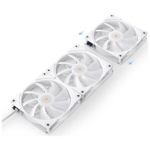 ZF120 Case per computer Raffreddatore d'aria Bianco 2 pz - Foto 12