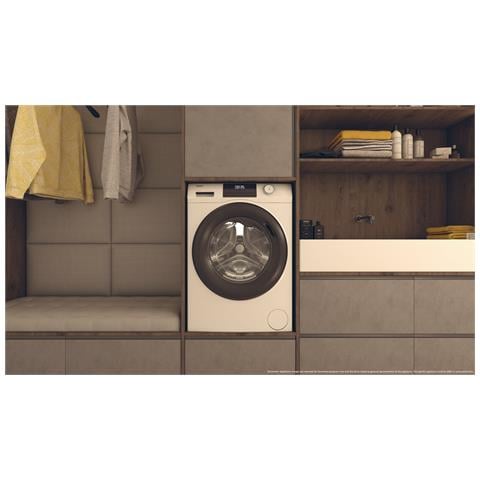 Serie 1, Lavatrice Carica Frontale 11 KG, 30% più efficente della classe A, 1400 giri, Bianco, Inverter, Refresh, HW110-BP14929A-S - Foto 3