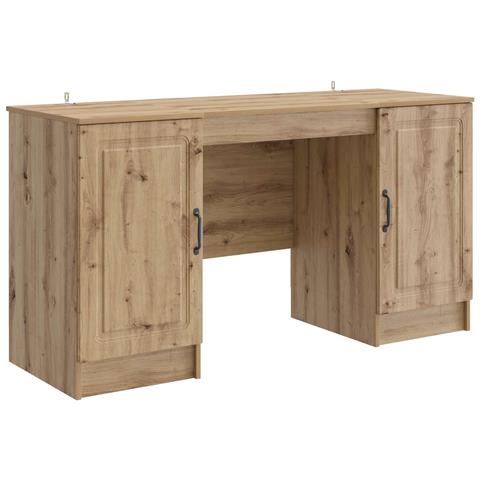 Scrivania con lo scaffale Rovere Artigianale 142,5 x 50 x 75 cm - Foto 1