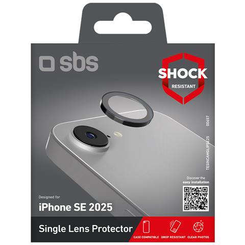 TESINCAMGLIPSE25 protezione per lo schermo e il retro dei telefoni cellulari Protezione per obiettivo della fotocamera Apple 1 pz - Foto 2