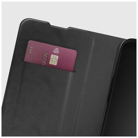 Custodia Tipo Libro Per Iphone 16e / 17e, Nera, Con Scomparto Per Carte Sbs - Foto 1