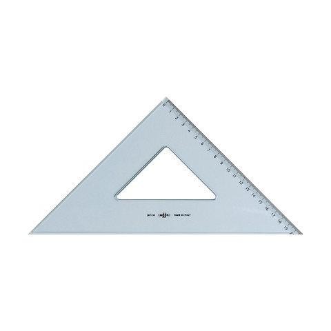 pz. 1 Squadra Uni grigio trasparente 25cm 45? 28725SS - Foto 1