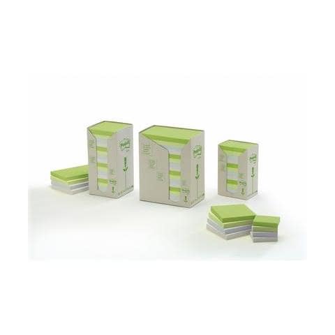 conf. 16 Post-it note 655 in carta riciclata pastello 91479 - Foto 1