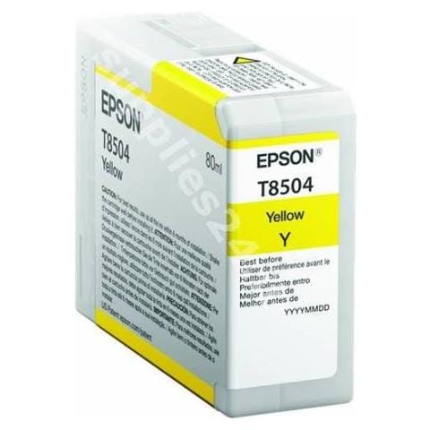 C13T850400 Cartuccia Ink Originale Gialla per SureColor SC-800 - Foto 6