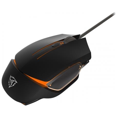 Mouse Gaming USB TM10 Con 6 Tasti 3000 DPI Colore Nero / Arancione - Foto 2