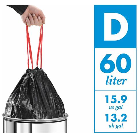 Pattumiera Big-box Swing Taglia L 35 L Acciaio Inox 0840-111 - Foto 6