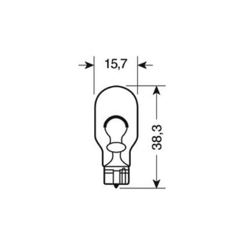 Cp. lamp. W16w Blu-xe - Foto 2