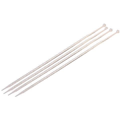 Fascette A Strappo Per Cablaggi Interni, 3,6x300mm Bianche Pz 20 - Foto 1