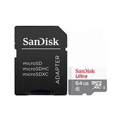 64gb Sandisk Ultra Microsdxc + Sd Adapter 100mb / S Clas 10 Uhs-i - Foto 1