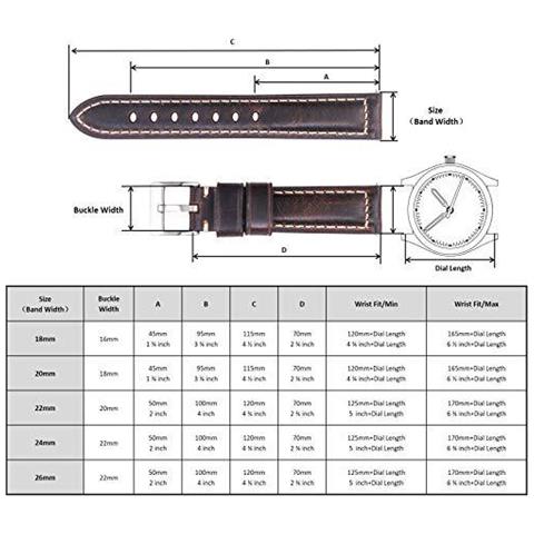 20 Millimetri Quick Release Retro Cuoio Del Cinturino Vintage Scamosciata Pelle Pull-up Di Sostituzione Del Cinturino Di Vigilanza Marrone - Foto 4