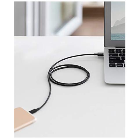 Caricatore Di Iphone 33 Ft 1 M Nylon Premio Fulmini Cavo Mfi Certificato Di Apple Caricatore Cavo Usb Veloce Cavo Di Ricarica Per Nuovo Airpods Iphone Xs Xr Iphone X 877 Plus Ipad Pro Air 2 E Altro - Foto 2