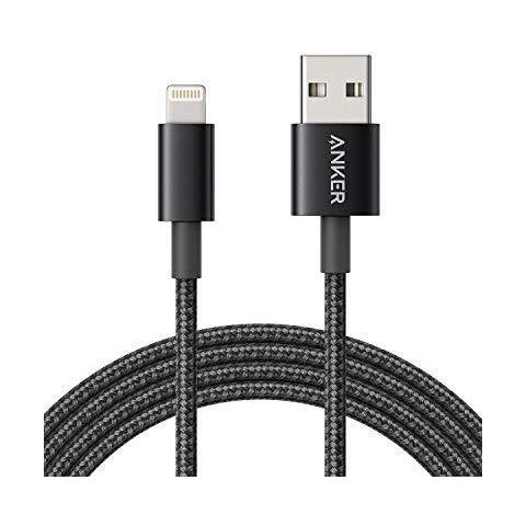 Caricatore Di Iphone 33 Ft 1 M Nylon Premio Fulmini Cavo Mfi Certificato Di Apple Caricatore Cavo Usb Veloce Cavo Di Ricarica Per Nuovo Airpods Iphone Xs Xr Iphone X 877 Plus Ipad Pro Air 2 E Altro - Foto 1