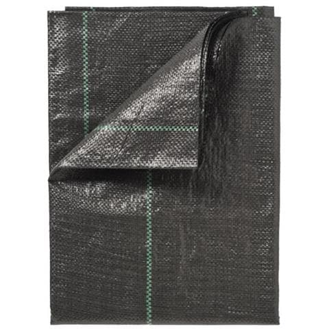 Tela Per Pacciamatura Paesaggistica - Tessuto In Polipropilene - 100 G / M² - 1 X 50 M - Nero - Foto 1