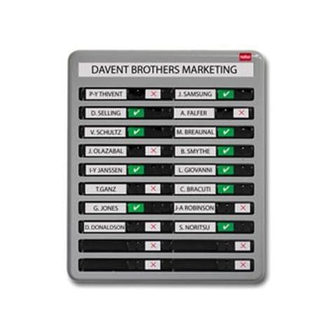 Nobo In / Out Board, Grigio, 35,8 cm, 25,6 cm - Foto 1