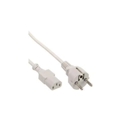 16647D 5m Accoppiatore C13 CEE7/7 Grigio cavo di alimentazione - Foto 1