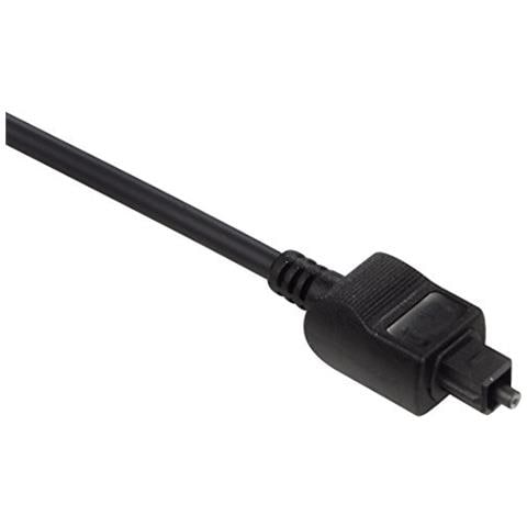 Audio Optical Fibre Connecting Cable ODT Male Plug (Toslink), 3 m 3m TOSLINK TOSLINK Nero cavo audio - Foto 1